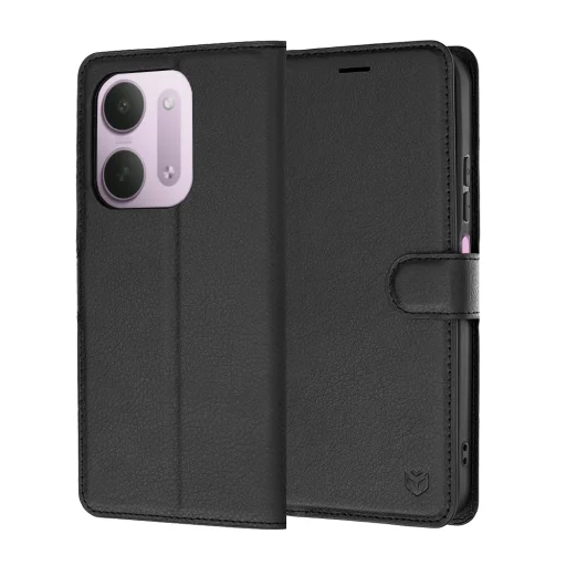  Xiaomi Redmi 17C 5G fekete Techsuit bőr könyvtok - 1