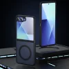  Samsung Galaxy Flip 8 matt mágneses tok, fekete thumbnail