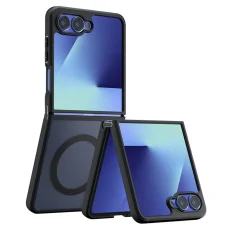  Samsung Galaxy Flip 8 matt mágneses tok, fekete