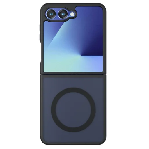  Samsung Galaxy Flip 8 matt mágneses tok, fekete - 3