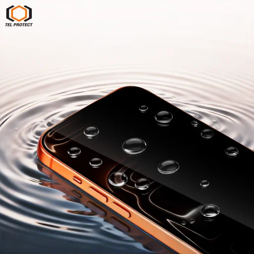 iPhone 18 Pro Tel Protect 6D fekete betekintésgátló edzett üveg, teljes felületén tapadó, 2 db - 8