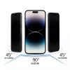  iPhone 18 Pro Max betekintésgátló edzett üveg – Tel Protect 10X Privacy Plus Titanium thumbnail