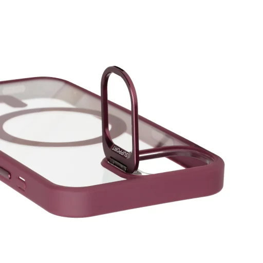 Apple iPhone 16e/17e vínovočervené puzdro OBAL:ME MagNetix Versa - 6