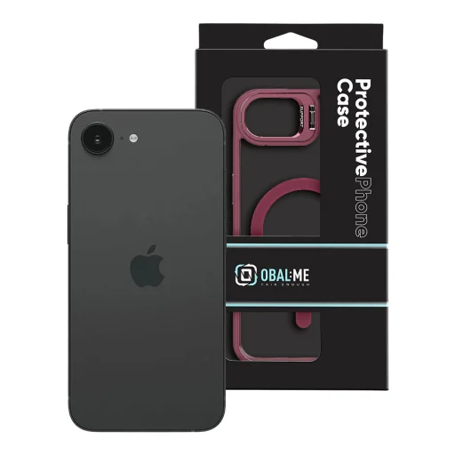 Apple iPhone 16e/17e vínovočervené puzdro OBAL:ME MagNetix Versa - 8