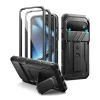Google Pixel 11 Pro Dexnor Full Body nárazuvzdorné puzdro s posuvnou ochranou fotoaparátu, vstavanou ochranou displeja a stojanom, čierne thumbnail