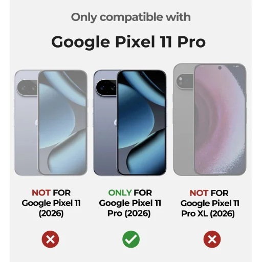 Google Pixel 11 Pro Dexnor Full Body nárazuvzdorné puzdro s posuvnou ochranou fotoaparátu, vstavanou ochranou displeja a stojanom, čierne - 2