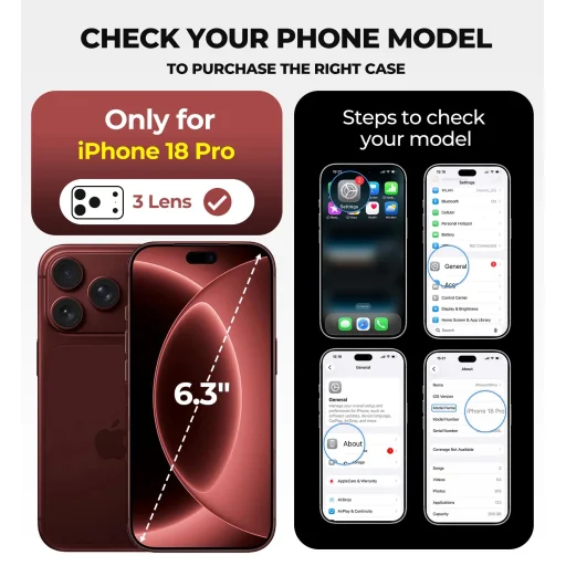 iPhone 18 Pro Dexnor Full Body nárazuvzdorné puzdro s ochranou fotoaparátu, zabudovanou ochranou displeja, stojanom, kompatibilné s MagSafe, čierne - 2