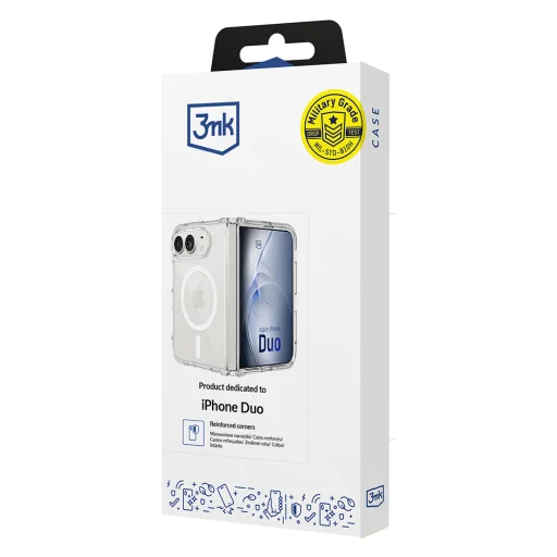  iPhone Duo 3mk Armor MagCase átlátszó tok - 7