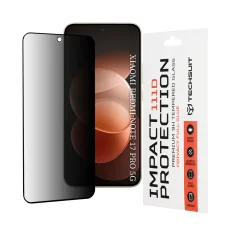  Xiaomi Redmi Note 17 Pro 5G / Redmi Note 17 Pro Max fekete Techsuit 111D betekintésgátló, teljes felületen tapadó edzett üvegfólia