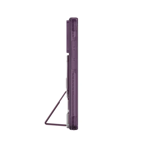 Puzdro na iPhone 18 Pro – AmazingThing Titan Pro Lens Stand Set, s magnetickým držiakom, fialové - 6