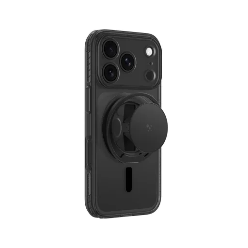  iPhone 18 Pro Max AmazingThing Titan Pro Pop Lens MagSafe-kompatibilis tok kameravédővel és mágneses tartóval, fekete - 4