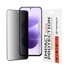  Xiaomi Redmi Note 17 4G / Redmi Note 17 5G Techsuit 111D fekete betekintésgátló edzett üvegfólia