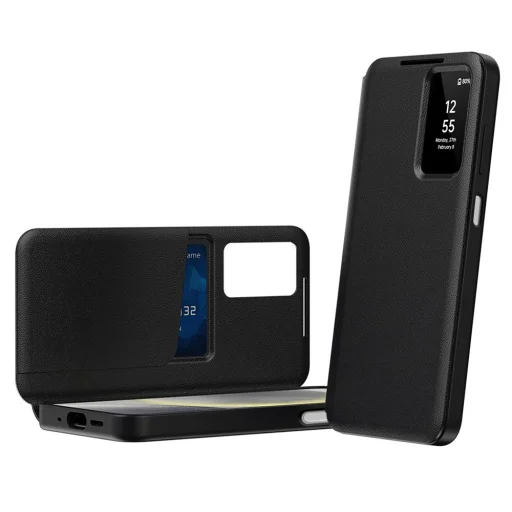  Samsung Galaxy A27 5G Techsuit SmartView könyvtok, fekete - 1