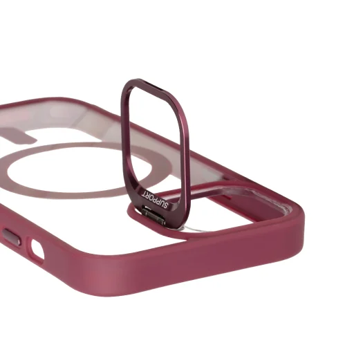 Apple iPhone 15 vínovočervené puzdro OBAL:ME MagNetix Versa - 6