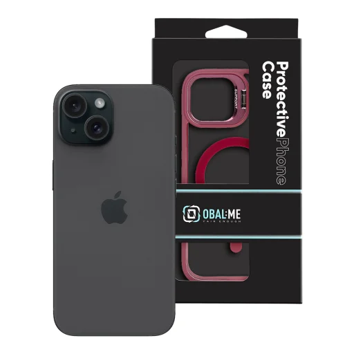 Apple iPhone 15 vínovočervené puzdro OBAL:ME MagNetix Versa - 8
