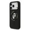  iPhone 18 Pro Max fekete Karl Lagerfeld Karl és Choupette folyékony szilikon MagSafe tok thumbnail