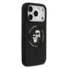 iPhone 18 Pro Max čierny Karl Lagerfeld Karl a Choupette tekutý silikónový MagSafe kryt thumbnail