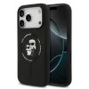 iPhone 18 Pro Max fekete Karl Lagerfeld Karl és Choupette folyékony szilikon MagSafe tok thumbnail