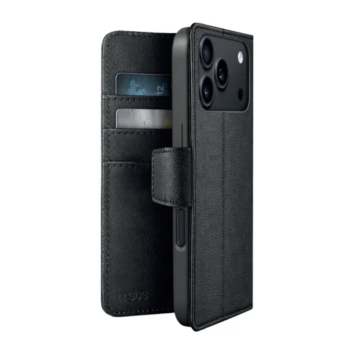  iPhone 18 Pro Max SBS Wallet Classic Mag pénztárcás tok, MagSafe-kompatibilis, fekete - 1
