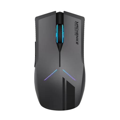 Machenike M721 bezdrôtová herná myš, 10000 DPI, RGB podsvietenie, čierna - 1