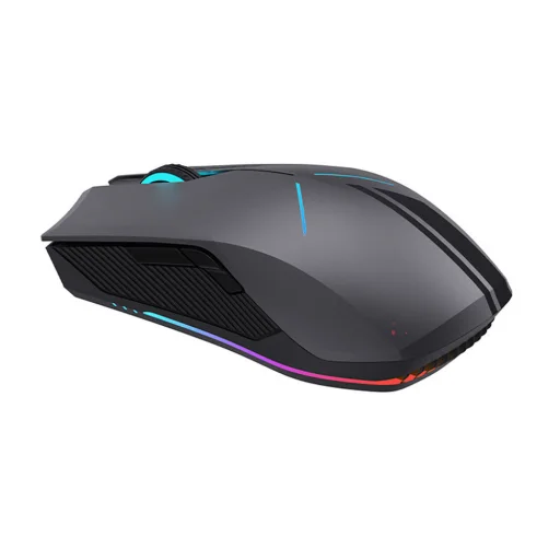 Machenike M721 bezdrôtová herná myš, 10000 DPI, RGB podsvietenie, čierna - 3
