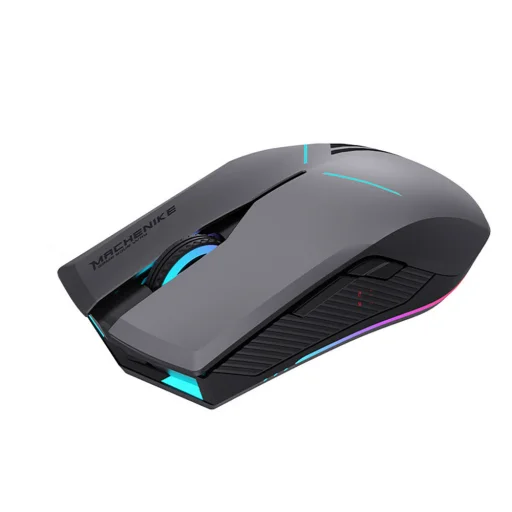 Machenike M721 bezdrôtová herná myš, 10000 DPI, RGB podsvietenie, čierna - 4