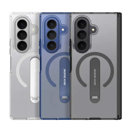 Samsung Galaxy Z Fold 8 Ultra / Z Fold 7 Dux Ducis Kind čierne puzdro s otočným stojanom, kompatibilné s MagSafe - 7