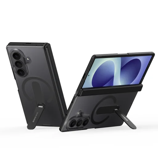  Samsung Galaxy Z Fold 8 Ultra / Z Fold 7 Dux Ducis Kind fekete tok forgatható támasszal, MagSafe-kompatibilis - 5