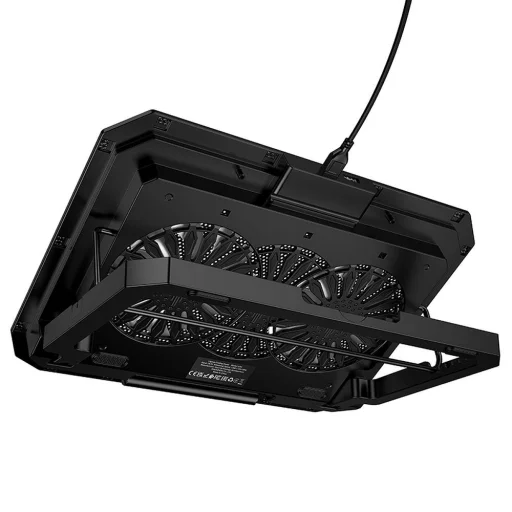 Hoco GA4 állítható laptophűtő állvány, 2 USB-A-csatlakozóval, fekete - 5