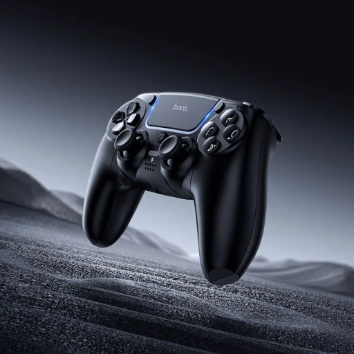 Hoco GA32 bezdrôtový herný ovládač pre PlayStation 5, čierny - 4
