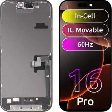 JK LCD modul pre Apple iPhone 16 Pro, In-cell IC verzia, čierny