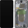 Samsung Galaxy S25 Edge S937 LCD kijelzőmodul kerettel, titán koromfekete thumbnail