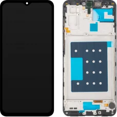 MP LCD displej s rámom pre Samsung Galaxy A17 5G, čierny