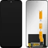 MP utángyártott LCD kijelzőmodul Oppo A6 / A6 4G / A6t / A6t 4G / A6x / A6x 4G / K14x és Realme C85 / C85 4G / Narzo 90X készülékhez, keret nélkül, fekete thumbnail
