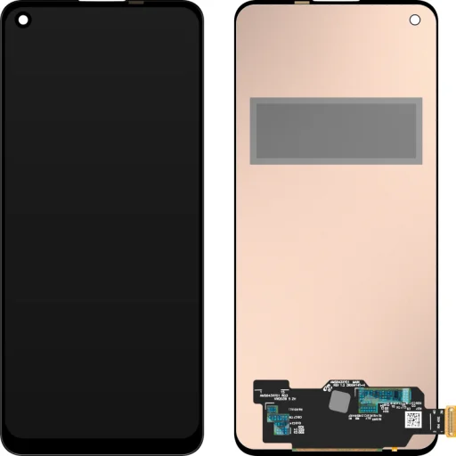 MP LCD modul displeja pre Realme 8, bez rámu, neoriginálny, čierny - 1