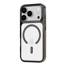 Apple iPhone 17 Pro a iPhone 18 Pro priehľadné, čierne puzdro OBAL:ME MagNetix Zenith