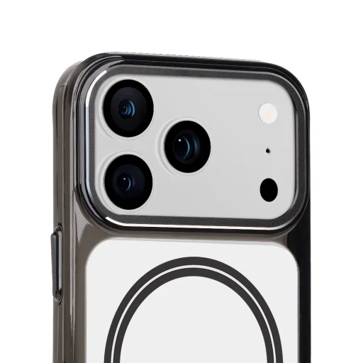  Apple iPhone 17 Pro és iPhone 18 Pro átlátszó, fekete OBAL:ME MagNetix Zenith tok - 6