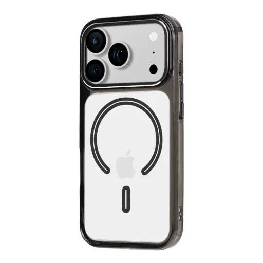 Apple iPhone 17 Pro a iPhone 18 Pro priehľadné, čierne puzdro OBAL:ME MagNetix Zenith - 1