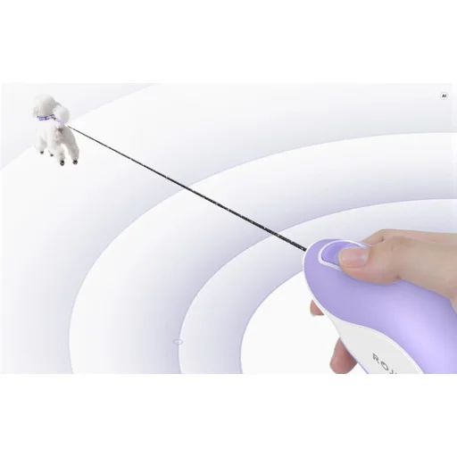 Rojeco Mini Pet 3 m samonavíjacie vodítko, fialové - 3