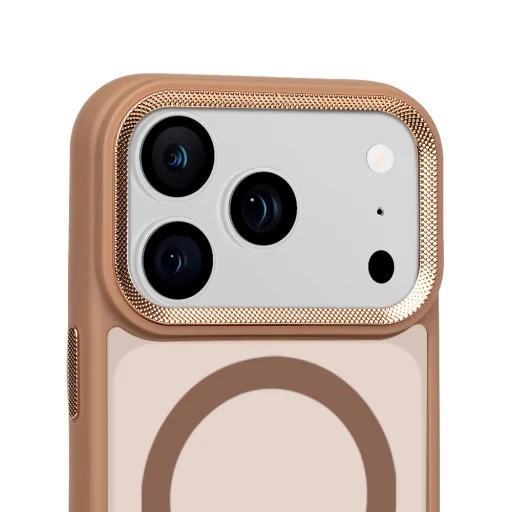  Apple iPhone 17 Pro és iPhone 18 Pro szürkésbarna OBAL:ME MagNetix Lumen MagSafe tok - 6