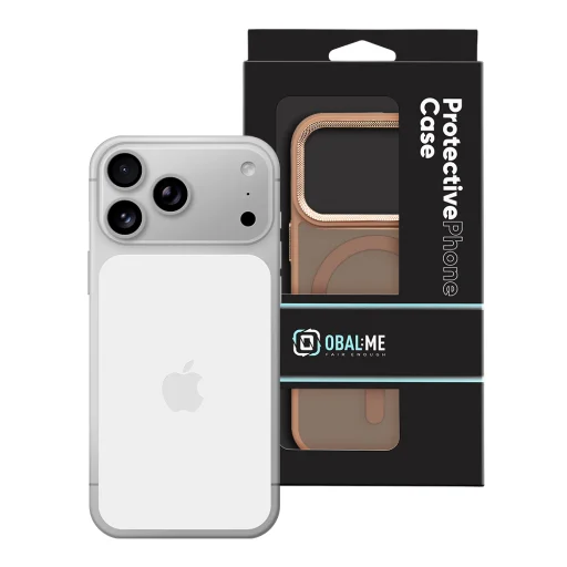  Apple iPhone 17 Pro és iPhone 18 Pro szürkésbarna OBAL:ME MagNetix Lumen MagSafe tok - 7