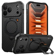 iPhone 17 Pro Max / 18 Pro Max čierne puzdro Supcase UB Aero MagSafe z aramidových vlákien