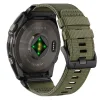  Garmin Fenix 5X / 5X Plus / 6X / 6X Pro / 7X / 8 / 8 Pro / 9 / 9 Pro (47 mm) modellekhez való, katonai zöld Tech-Protect Nylon Classic nejlon óraszíj thumbnail