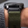  Garmin Fenix 5X / 5X Plus / 6X / 6X Pro / 7X / 8 / 8 Pro / 9 / 9 Pro (47 mm) modellekhez való, katonai zöld Tech-Protect Nylon Classic nejlon óraszíj thumbnail