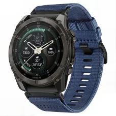  Garmin Fenix 5X / 5X Plus / 6X / 6X Pro / 7X / 8 / 8 Pro / 9 / 9 Pro (51 mm) Tech-Protect Nylon Classic sötétkék óraszíj