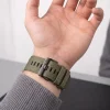  Garmin Fenix 5X / 5X Plus / 6X / 6X Pro / 7X / 8 / 8 Pro / 9 / 9 Pro (47 mm) modellekhez való, katonai zöld Tech-Protect Nylon Classic nejlon óraszíj thumbnail