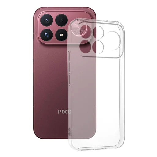 Xiaomi Poco F9 Ultra Techsuit átlátszó szilikon tok - 1
