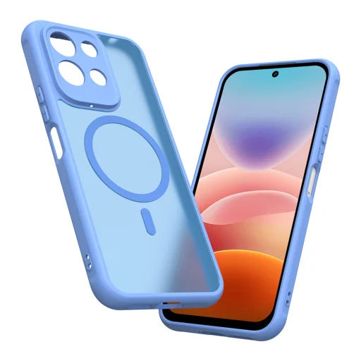 Xiaomi Redmi 17 4G / Redmi 17 5G nebesky modré puzdro Techsuit HaloFrost II MagSafe - 3