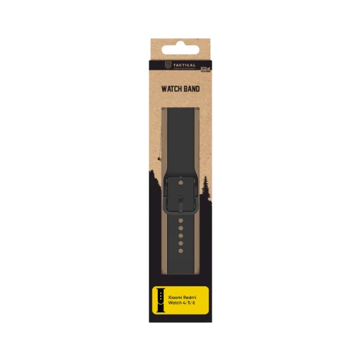 Xiaomi Redmi Watch 4/5/6 Tactical silikónový remienok, čierny - 4