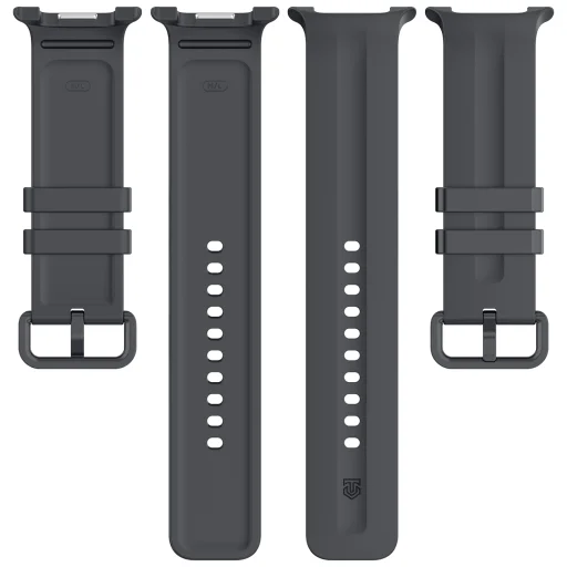  Samsung Galaxy Watch 8/9 Tactical szilikon óraszíj, szürke - 1